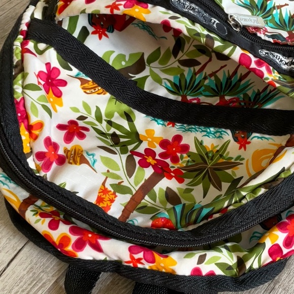 LESPORTSAC RARE MINI BACKPACK in LIMITED EDITION HULA PRINT - Picture 3 of 5